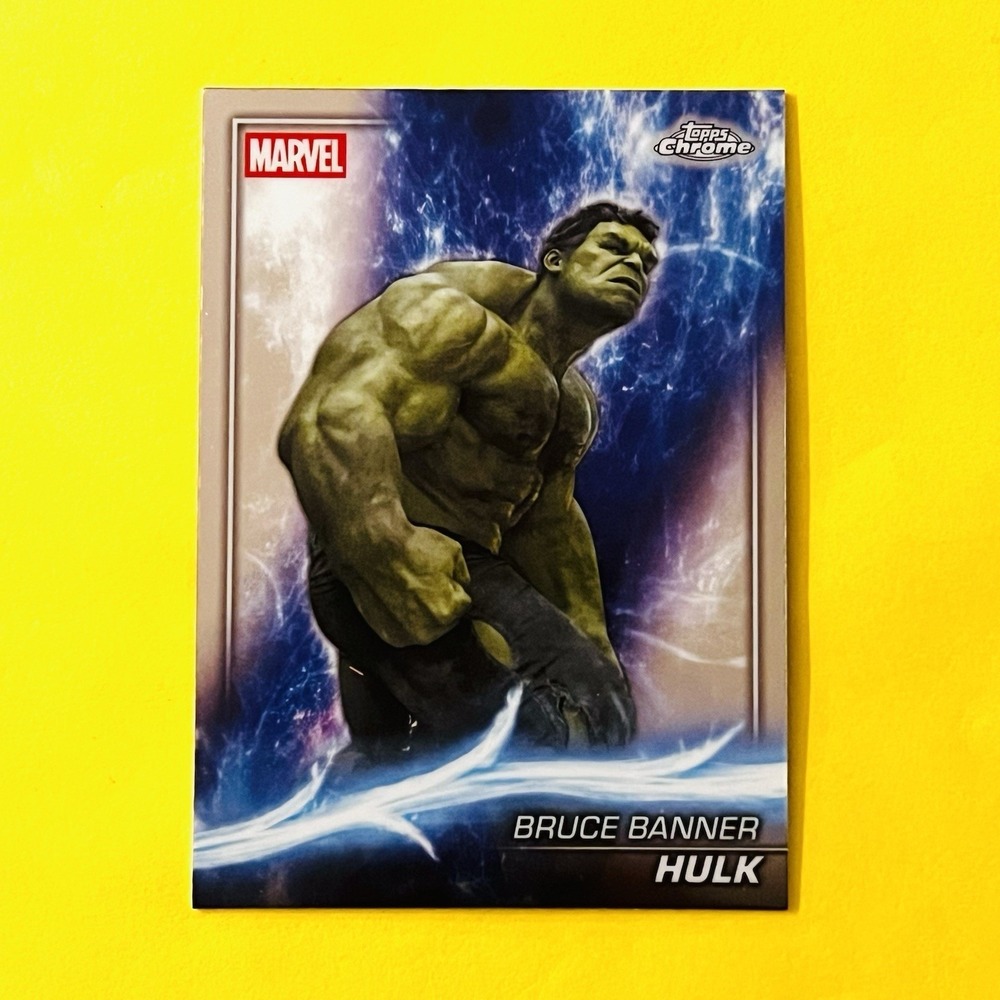 2025 Topps Chrome Marvel Phase One‎ Hulk #27 Bruce Banner Avengers